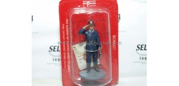 Bombero con traje de trabajo Italia 1956 Figura Plomo 1/30