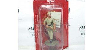 Bombero con traje Nueva Delhi India 2003 Figura Plomo 1/30