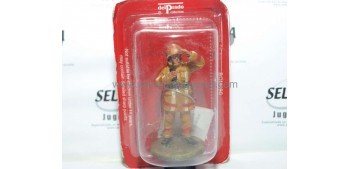 Bombero con traje ignífugo Moscú 2002 Figura Plomo 1/30