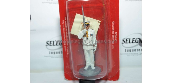 Bombero Oficial con traje de gala Marsella Francia 1982 Figura