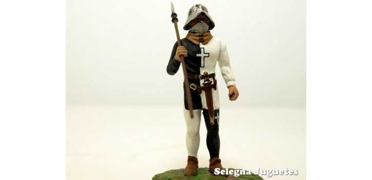 Vougier Suizo Siglo XIV Soldado Plomo Altura 54 mm escala 1/32