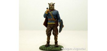 Vikingo Siglo IX soldado plomo tamaño 54 mm escala 1/32 Altaya