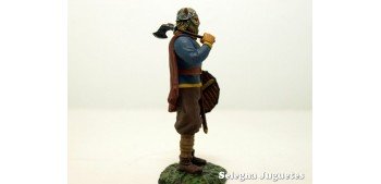 Vikingo Siglo IX soldado plomo tamaño 54 mm escala 1/32 Altaya