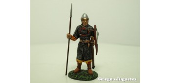 Guerrero Normando Siglo XI soldado plomo escala 54 mm Altaya
