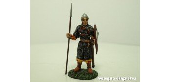 Guerrero Normando Siglo XI soldado plomo escala 54 mm Altaya