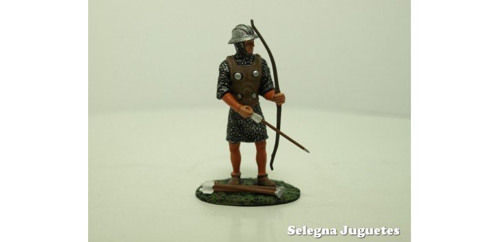 ARQUERO INGLES SIGLO XIII SOLDADO PLOMO 54 mm ALTAYA