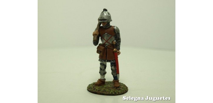 CULIBRINERO SIGLO XV SOLDADO PLOMO 54 mm ALTAYA