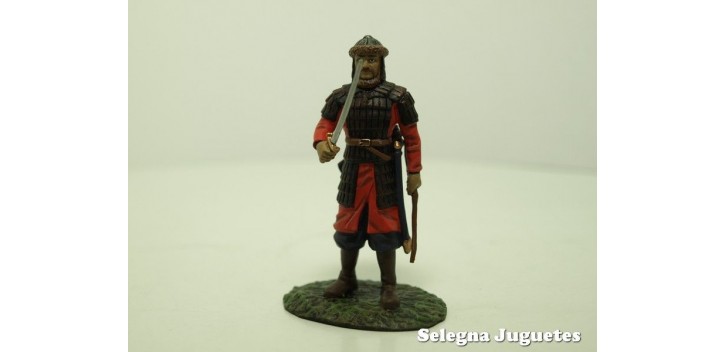 GUERRERO MONGOL SIGLO XII SOLDADO PLOMO 54 mm ALTAYA