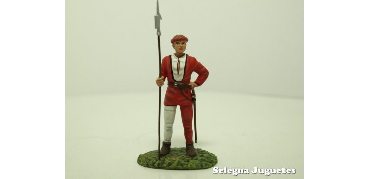 ALABARDERO SUIZO SIGLO XV SOLDADO PLOMO 54 mm ALTAYA