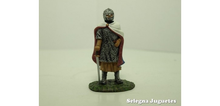 Caballero Frances Siglo XIII Soldado Plomo escala 54 mm 1/32