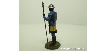 Cuchillero Siglo XIII Soldado plomo 54 mm escala 1/32 Altaya