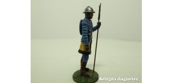 Cuchillero Siglo XIII Soldado plomo 54 mm escala 1/32 Altaya