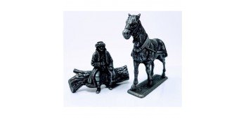 Cheval central de troika Gran Armée de Napoleón 1/32