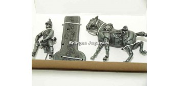 Dragon con caballoo Gran Armée de Napoleón 1/32