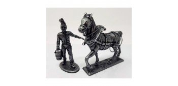 Waiter and horse Gran Armée de Napoleón scale 1/32