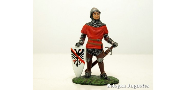 soldado plomo Bertrand du Guesclin s XIV 54 mm ALTAYA