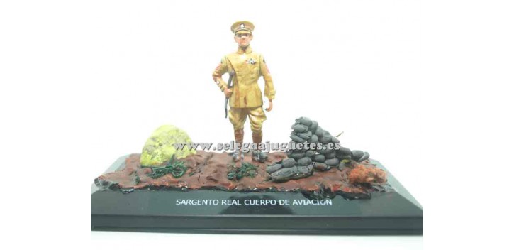 soldado plomo Diorama - Sargento Real cuerpo de aviación