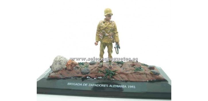 soldado plomo Diorama - Brigada de zapadores Alemania 1941
