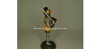 SOLDADO GERMANO SIGLO XV - SOLDADO PLOMO - 1/32 METAL & SO