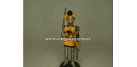 SOLDADO GERMANO SIGLO XV - SOLDADO PLOMO - 1/32 METAL & SO